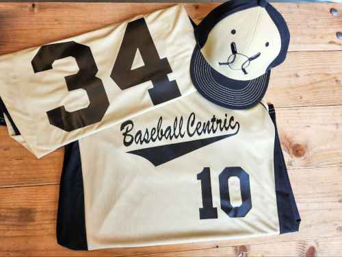 Branded apparel sports team uniforms baseball centric